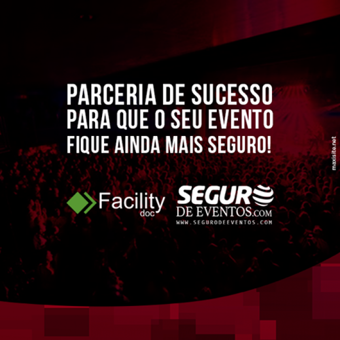 FACILITY Doc + SeguroDeEventos.com<div>Eventos Desburocratizados (Alvarás, Licenças, Legalizações, Laudos, Engenharia de Segurança, ART’s , etc), Organizados e 100% Seguros.&nbsp;</div><div>&nbsp;Conheça os benefícios desses serviços em conjunto com nosso Seguro de Eventos:  www.facilitydoc.com.br&nbsp;</div><div>&nbsp;Converse com seu comercial.</div>