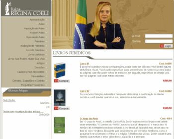 Tela de listagem dos livros indicados.