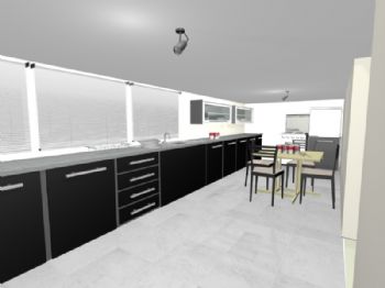 Cozinha - apartamento 01.