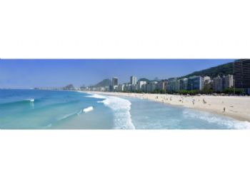 Praia de Copacabana - vista do Leme.