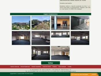 Continuação do exemplo da página de detalhes do empreendimento imobiliário.